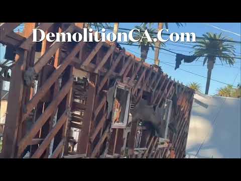 Fire Damage Demolition — Second Floor, Roof & Structure — Santa Barbara